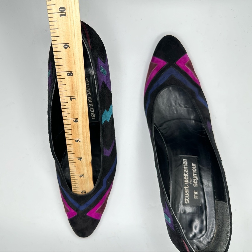 80s Colorful Designer Pumps, Stuart Weitzman for Mr Seymour 😍🤩❤️ - Picture 3 of 16